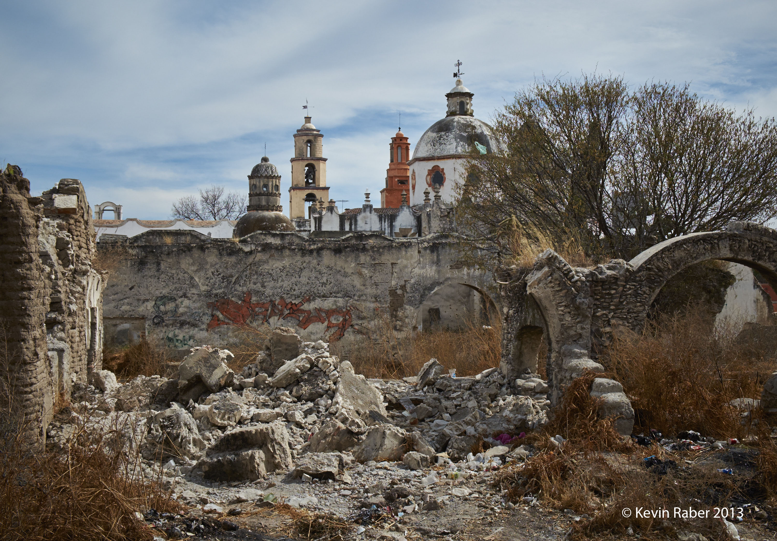 Atotonilco, Mexico, ruins near the Church
