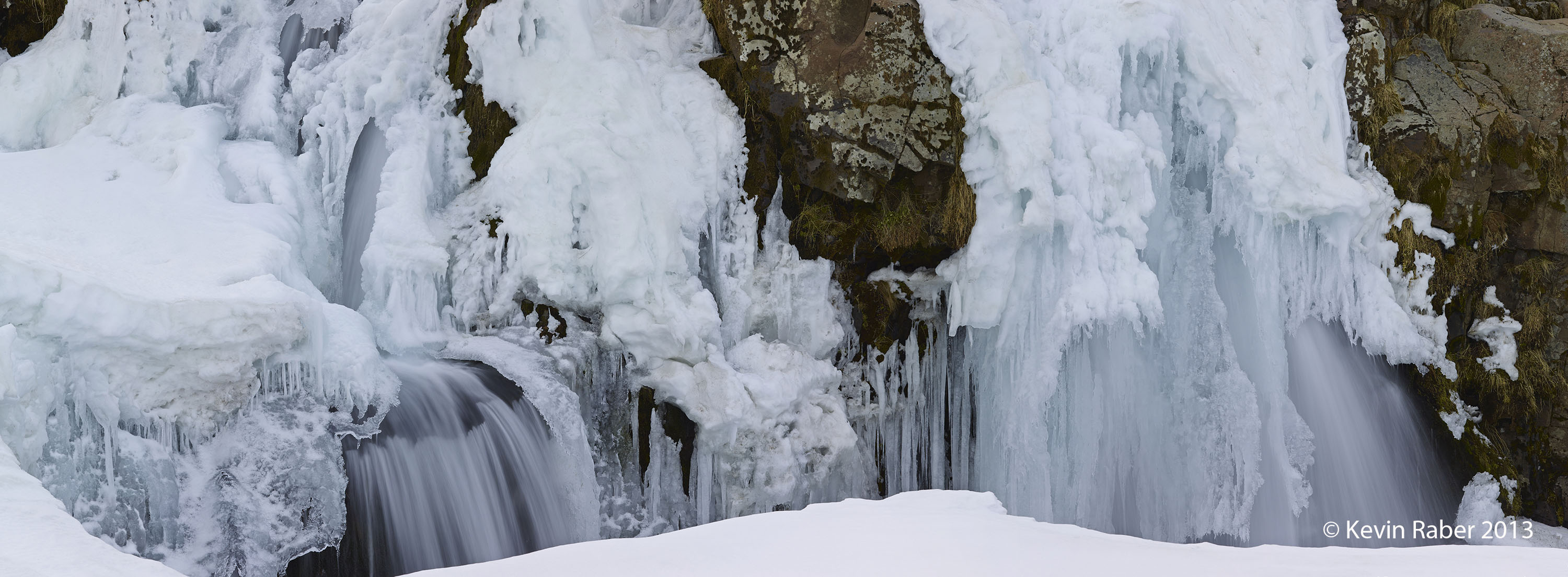 Frozen Waterfall, Iceland