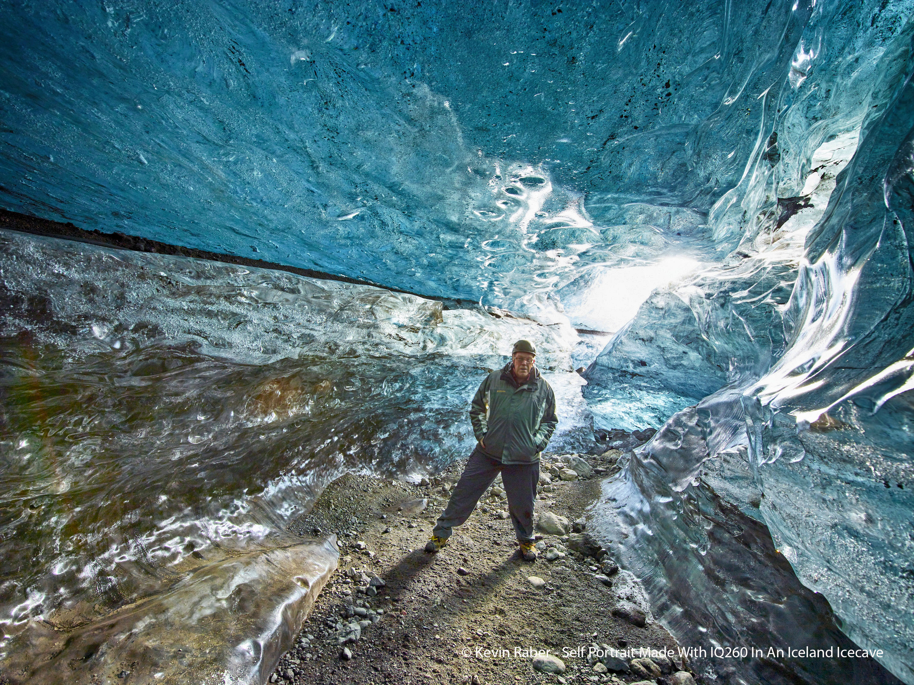 Kevin Raber, In Ice Cave, Iceland