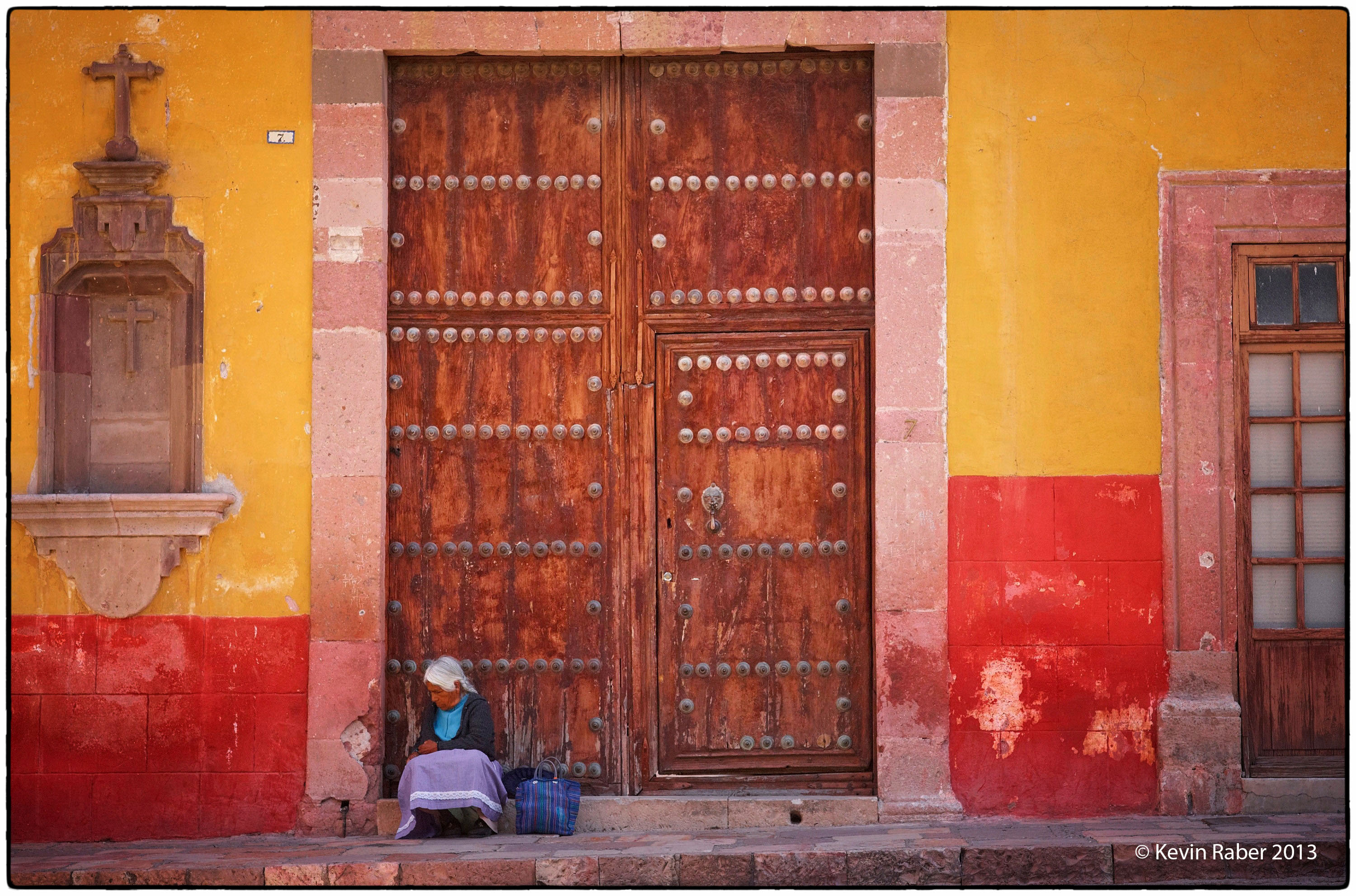 Lady In Doorway, San Miguel, Mexico