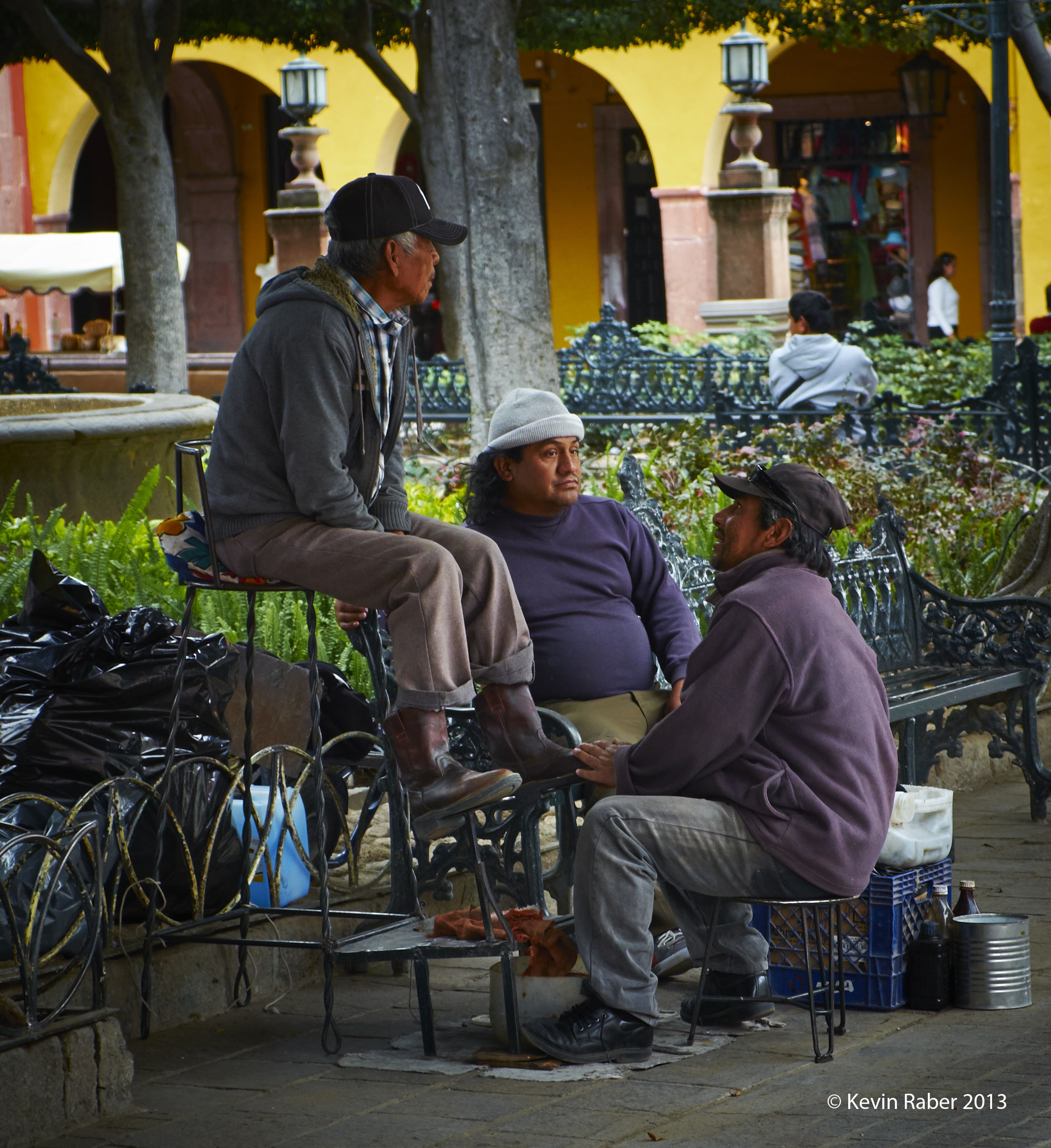 Shoe Shine in San Miguel Square