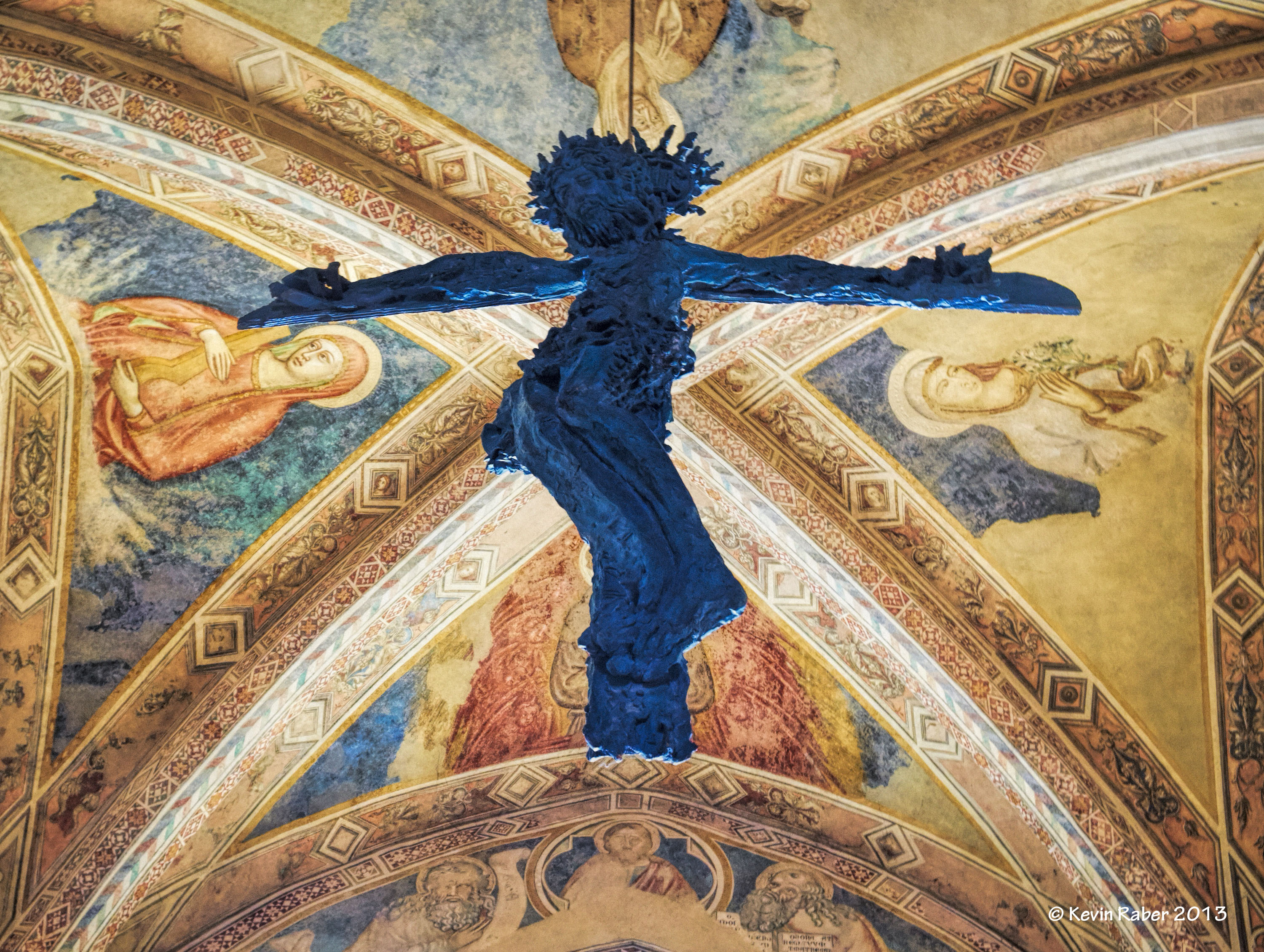 Crucifix In Tuscany Church