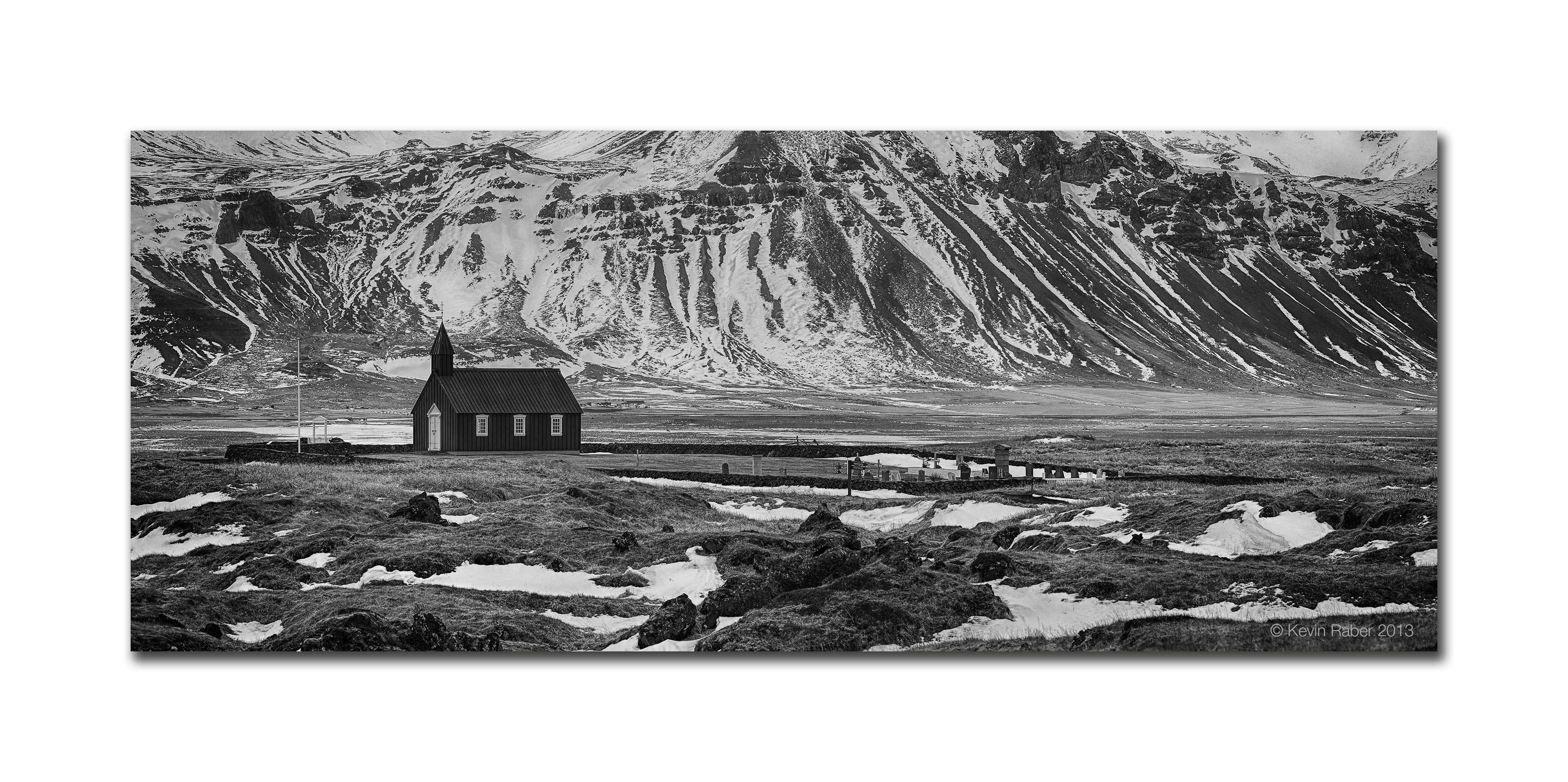 The Black Church, Iceland.  Made with a six image stitch and IQ180