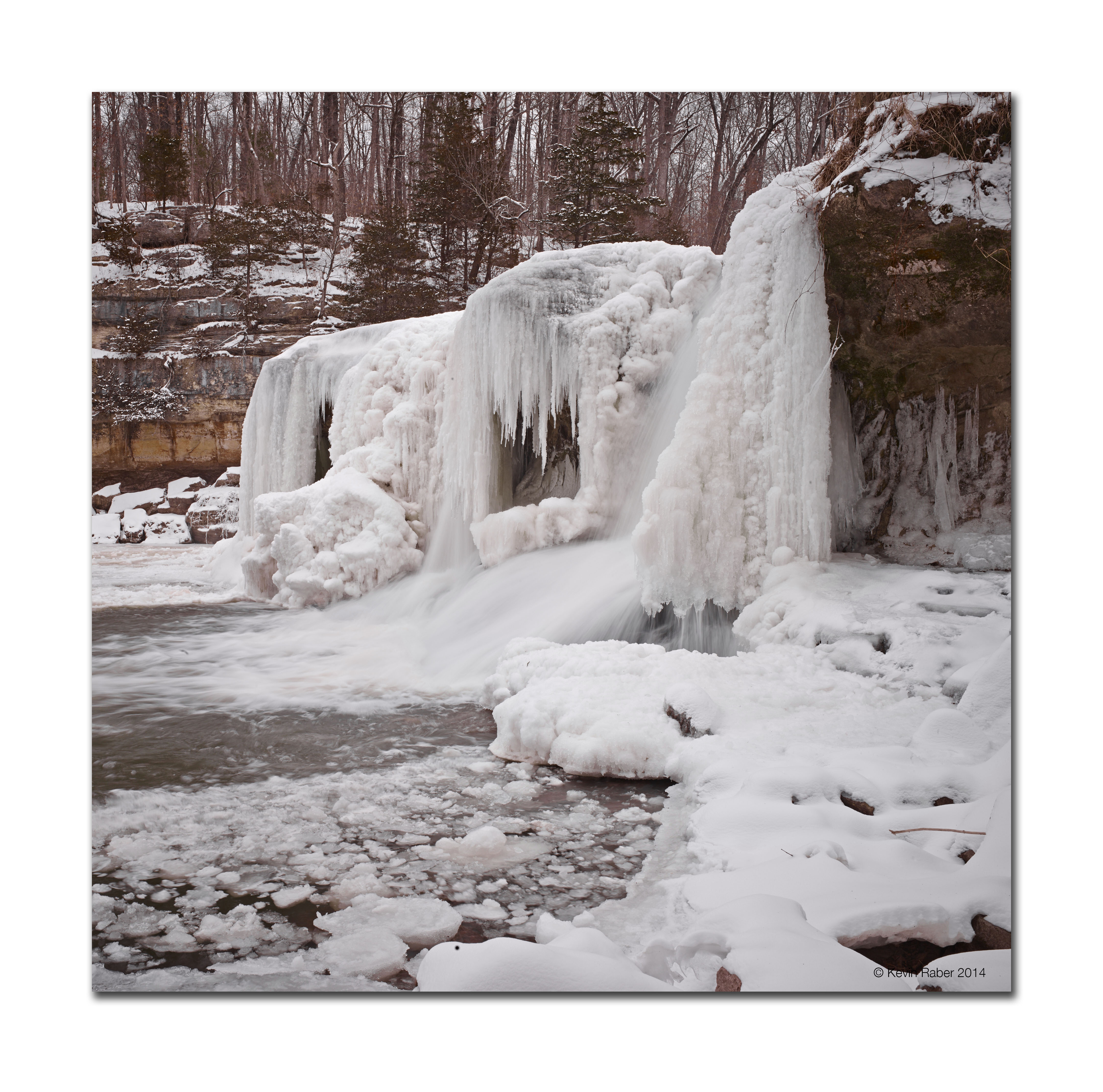 Frozen Waterfall, Indiana