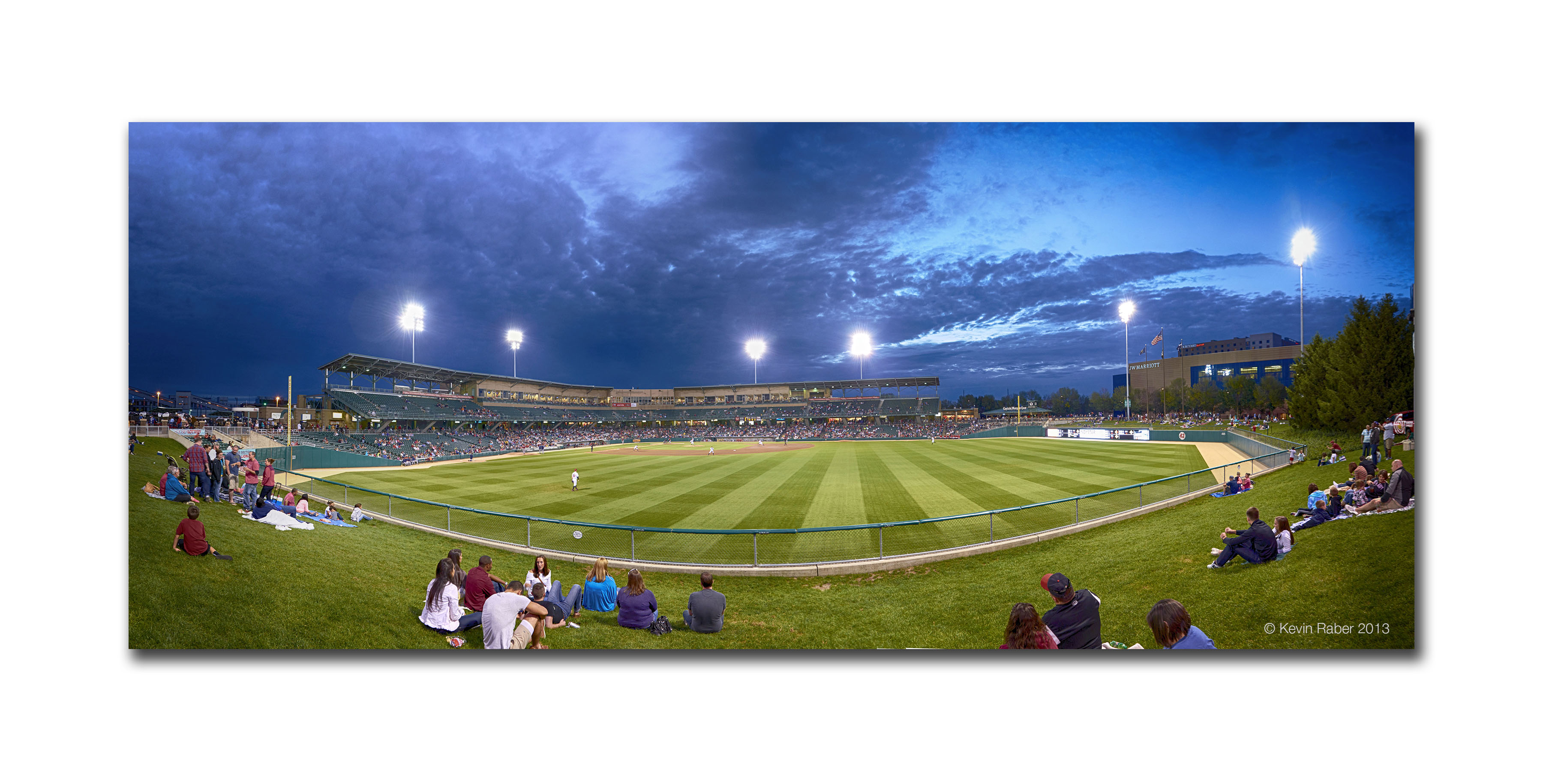Pano At The Indianapolis Indians Game 