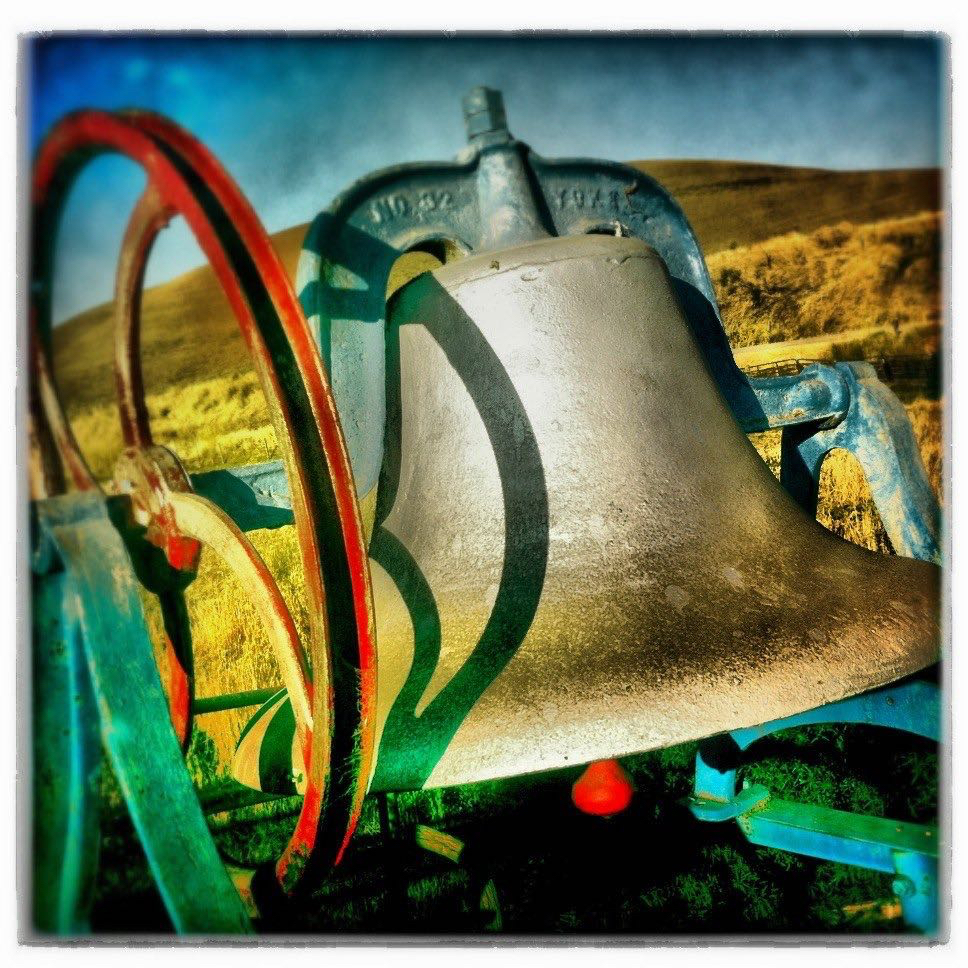 One of the many bells at the Bell House